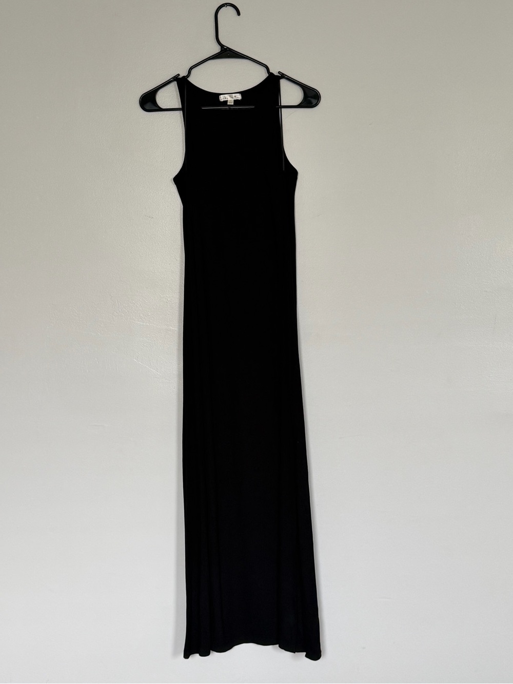 nine britton Black Sleeveless Maxi Dress